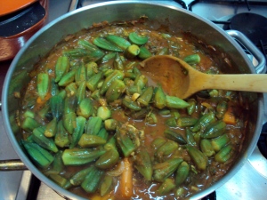 Okra us a superhealth food, but hardly a dish you easily find in restaurants in Greece